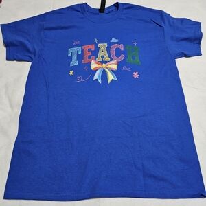Blue Graphic Kids T-Shirt